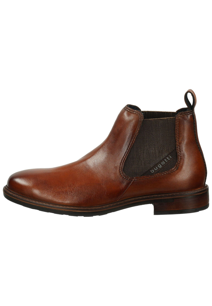 Bugatti Stiefelette Leder Cognac