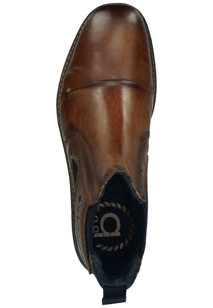 Bugatti Stiefelette Leder Cognac