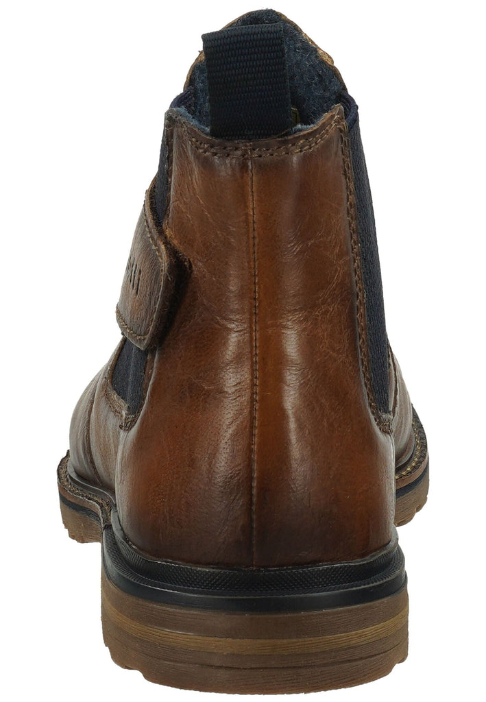 Bugatti Stiefelette Leder Cognac