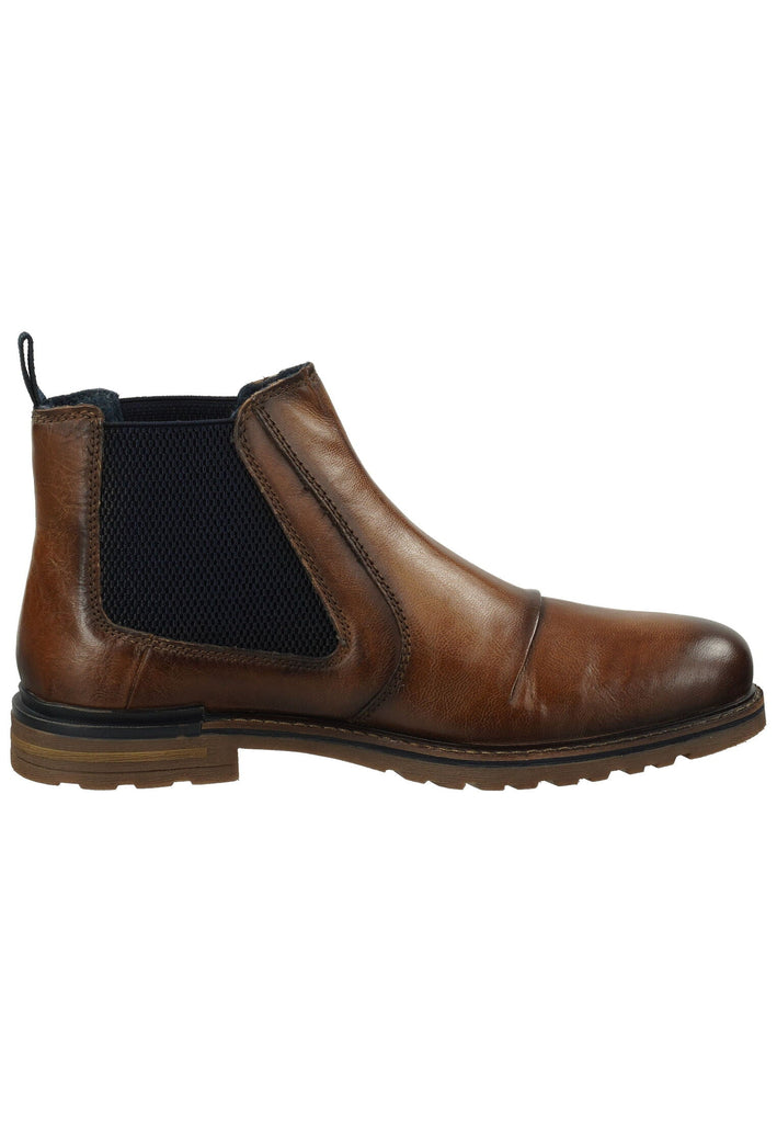 Bugatti Stiefelette Leder Cognac