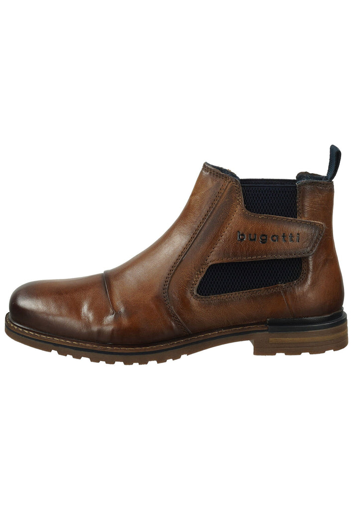 Bugatti Stiefelette Leder Cognac