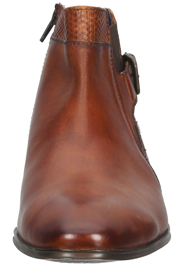 Bugatti Stiefelette Leder Cognac