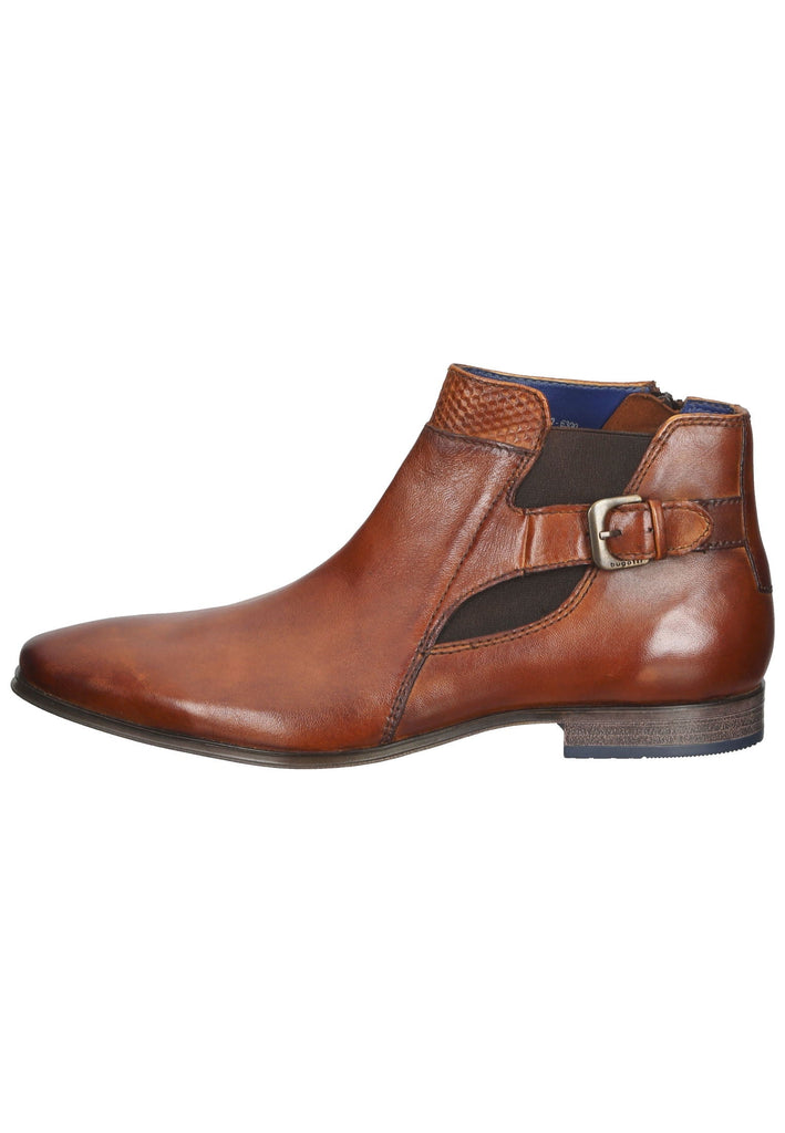 Bugatti Stiefelette Leder Cognac