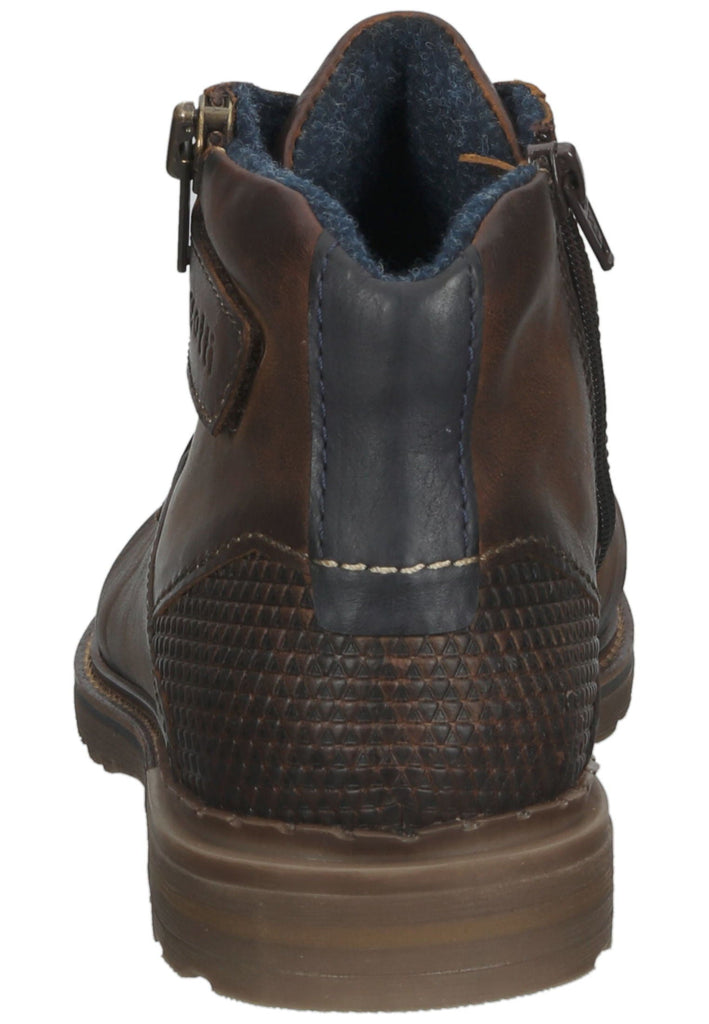 Bugatti Stiefelette Leder Cognac