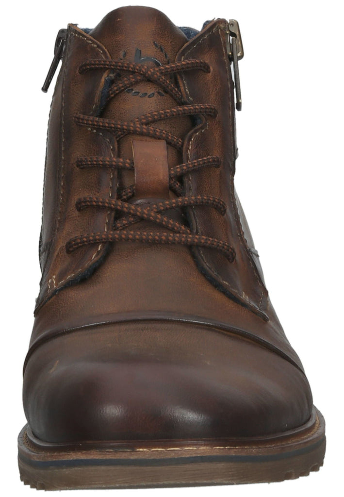 Bugatti Stiefelette Leder Cognac