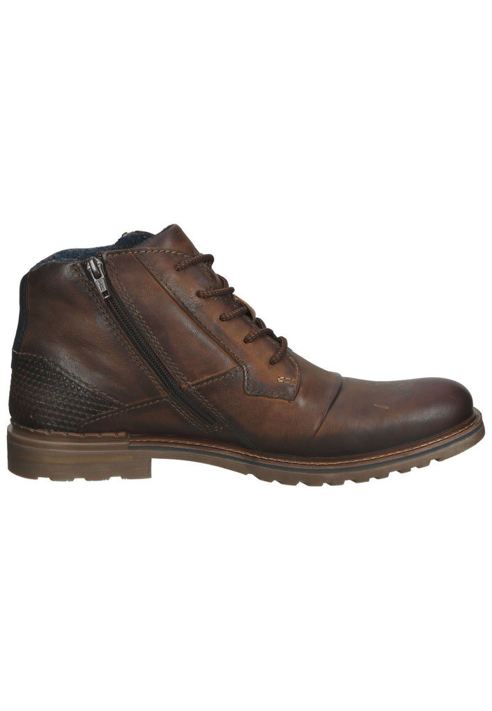 Bugatti Stiefelette Leder Cognac