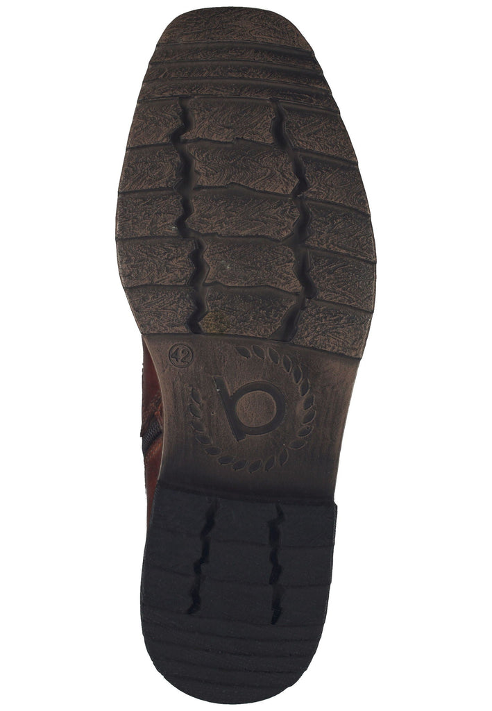 Bugatti Stiefelette Leder Cognac