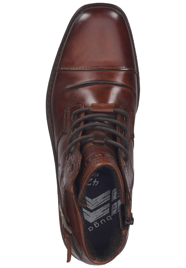 Bugatti Stiefelette Leder Cognac
