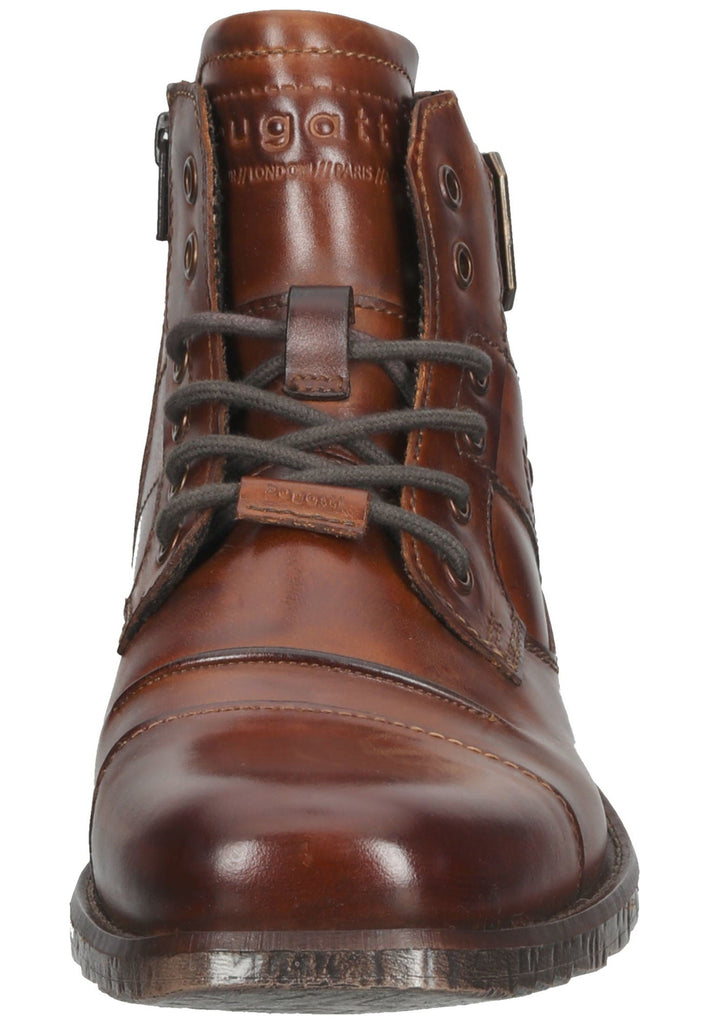 Bugatti Stiefelette Leder Cognac