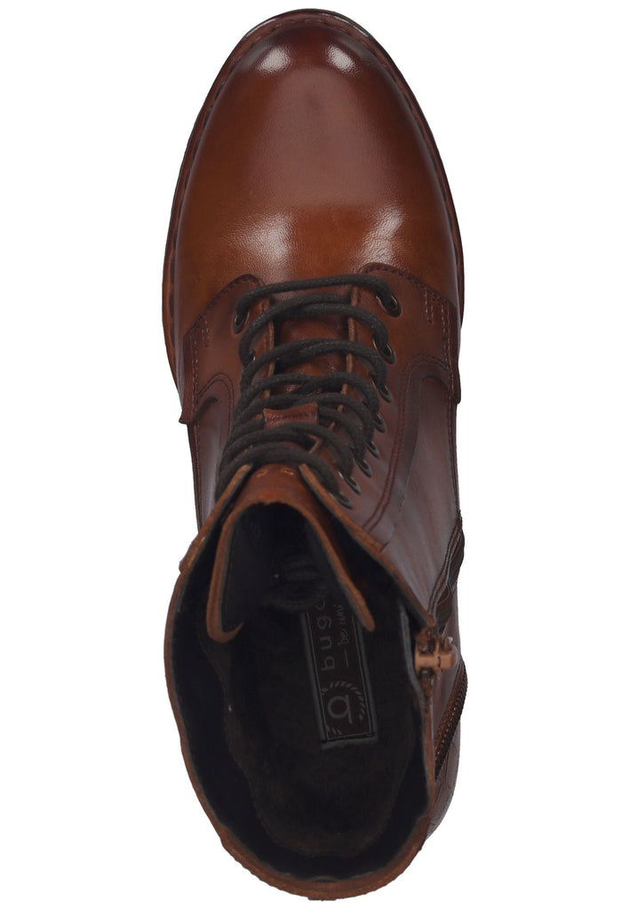 Bugatti Stiefelette Leder Cognac