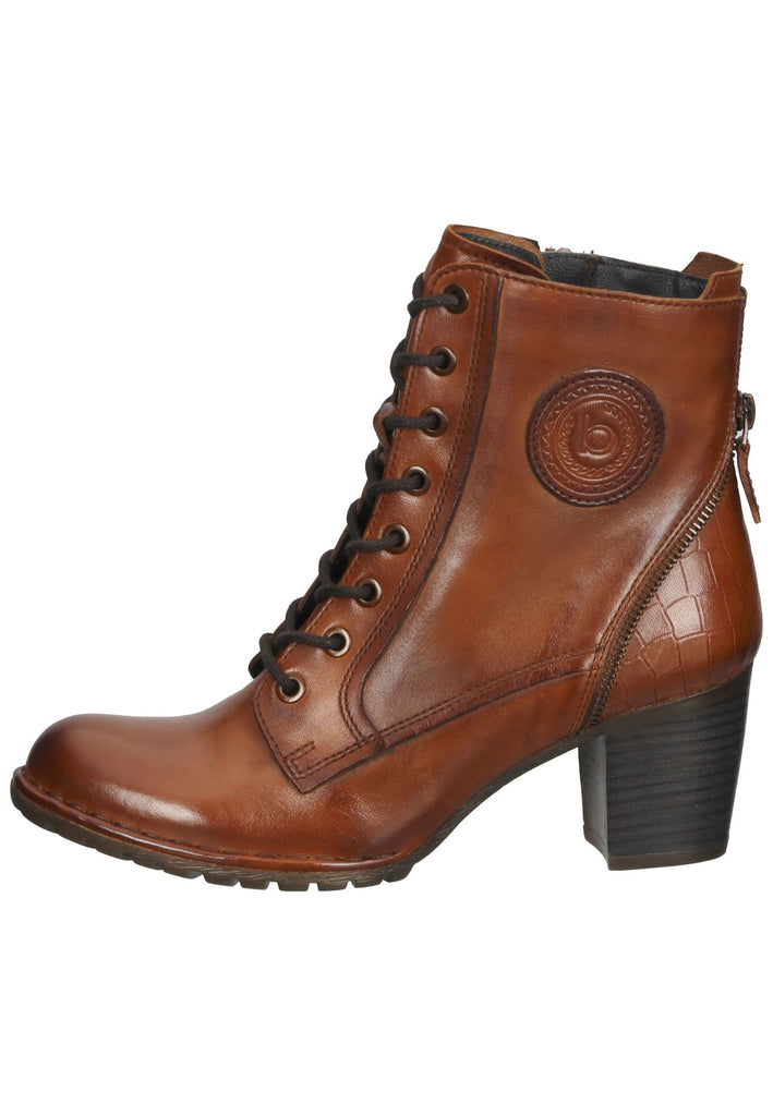 Bugatti Stiefelette Leder Cognac