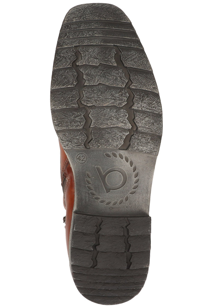 Bugatti Stiefelette Leder Cognac