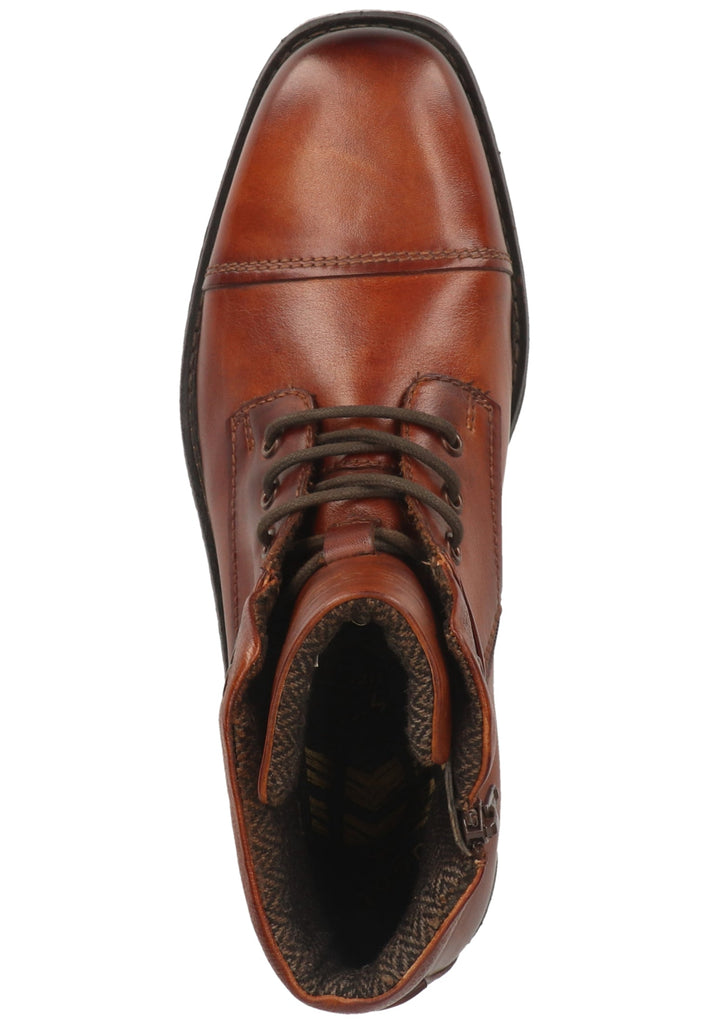 Bugatti Stiefelette Leder Cognac
