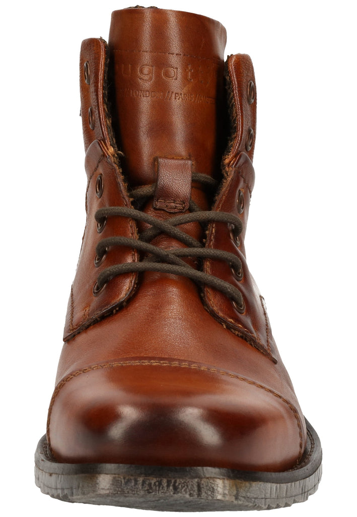 Bugatti Stiefelette Leder Cognac