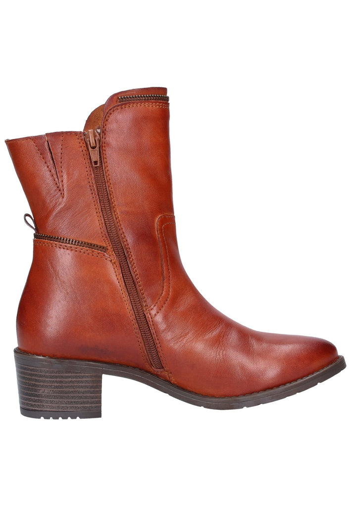 Bugatti Stiefelette Leder Cognac