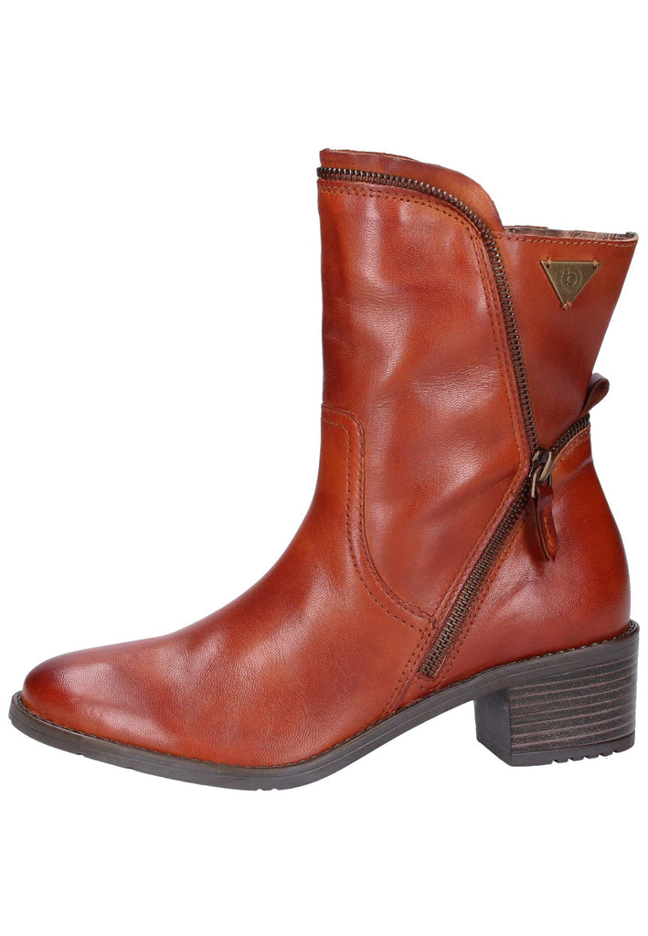 Bugatti Stiefelette Leder Cognac