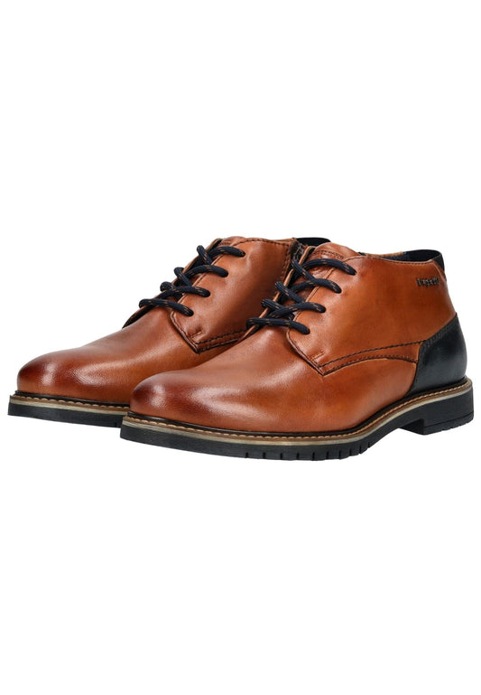 Bugatti Stiefelette Leder Cognac