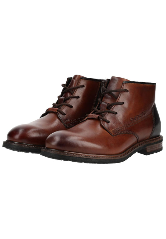 Bugatti Stiefelette Leder Cognac