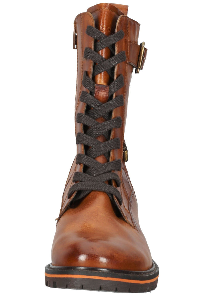 Bugatti Stiefelette Leder Cognac Warmfutter