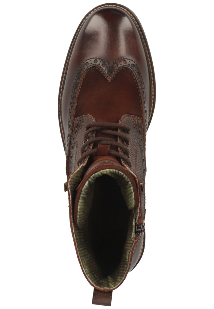 Bugatti Stiefelette Leder Dark Brown