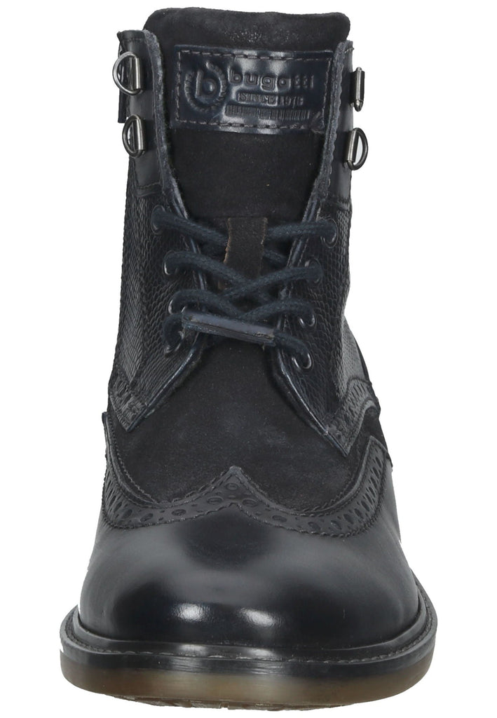 Bugatti Stiefelette Leder Dunkelblau