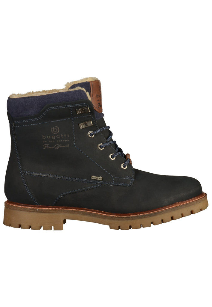 Bugatti Stiefelette Leder Dunkelblau