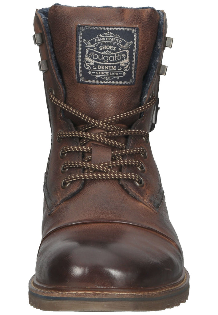 Bugatti Stiefelette Leder Dunkelbraun