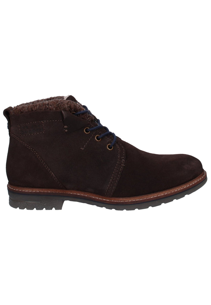 Bugatti Stiefelette Leder Dunkelbraun