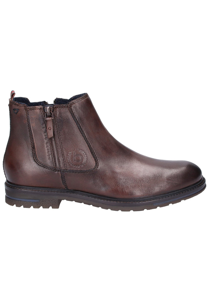 Bugatti Stiefelette Leder Dunkelbraun