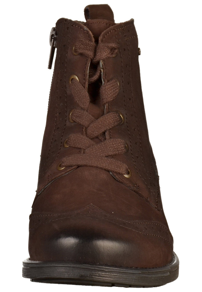 Bugatti Stiefelette Leder Dunkelbraun