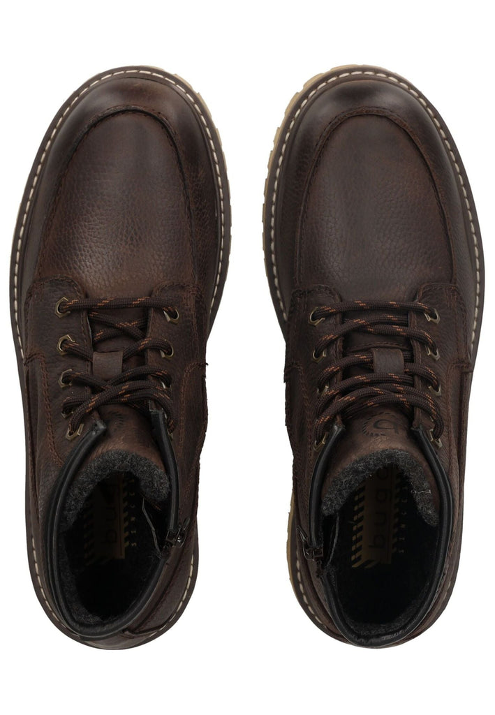 Bugatti Stiefelette Leder Dunkelbraun