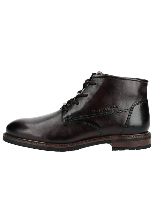 Bugatti Stiefelette Leder Dunkelbraun