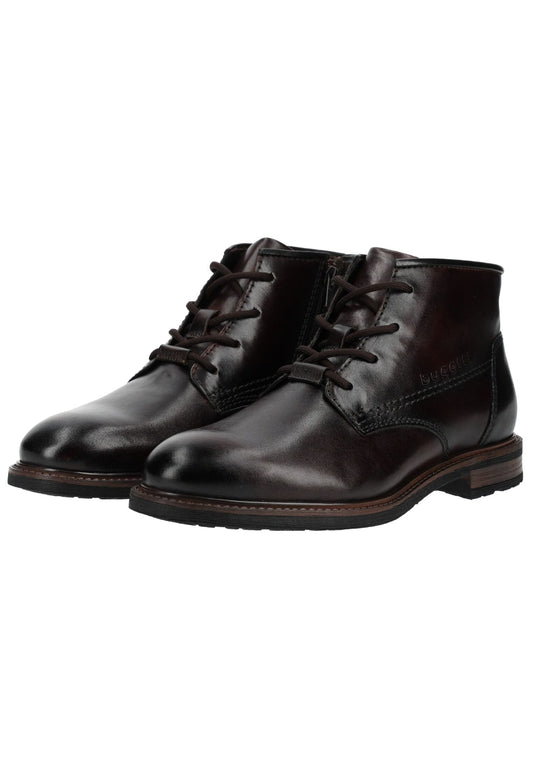 Bugatti Stiefelette Leder Dunkelbraun