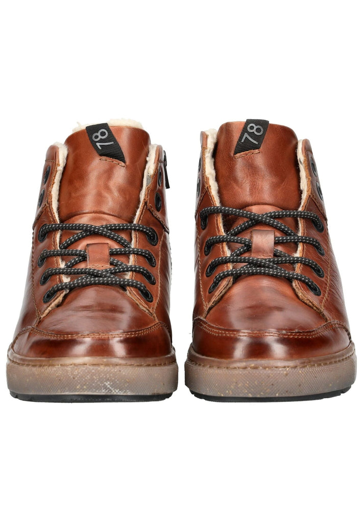 Bugatti Stiefelette Leder Dunkelbraun Warmfutter