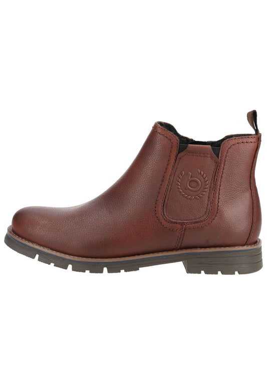 Bugatti Stiefelette Leder Dunkelbraun Warmfutter