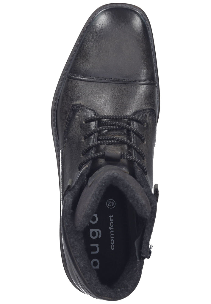 Bugatti Stiefelette Leder Dunkelgrau