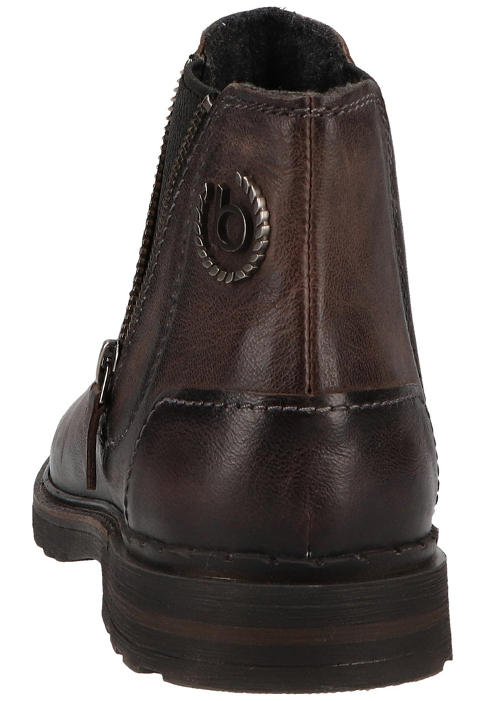 Bugatti Stiefelette Leder Dunkelgrau