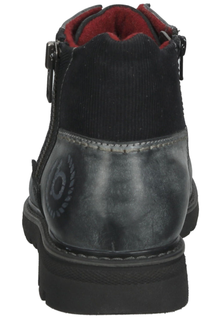 Bugatti Stiefelette Leder Dunkelgrau