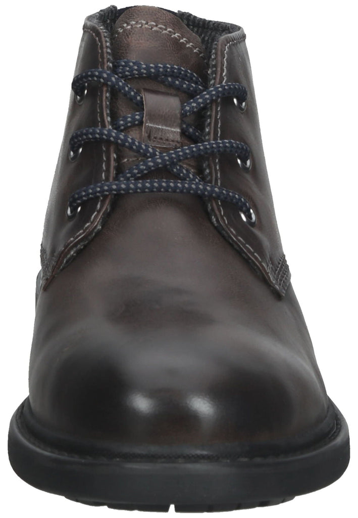 Bugatti Stiefelette Leder Dunkelgrau