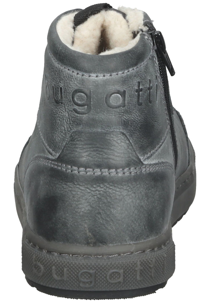Bugatti Stiefelette Leder Dunkelgrau Warmfutter