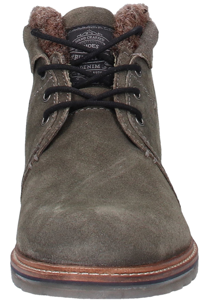 Bugatti Stiefelette Leder Oliv