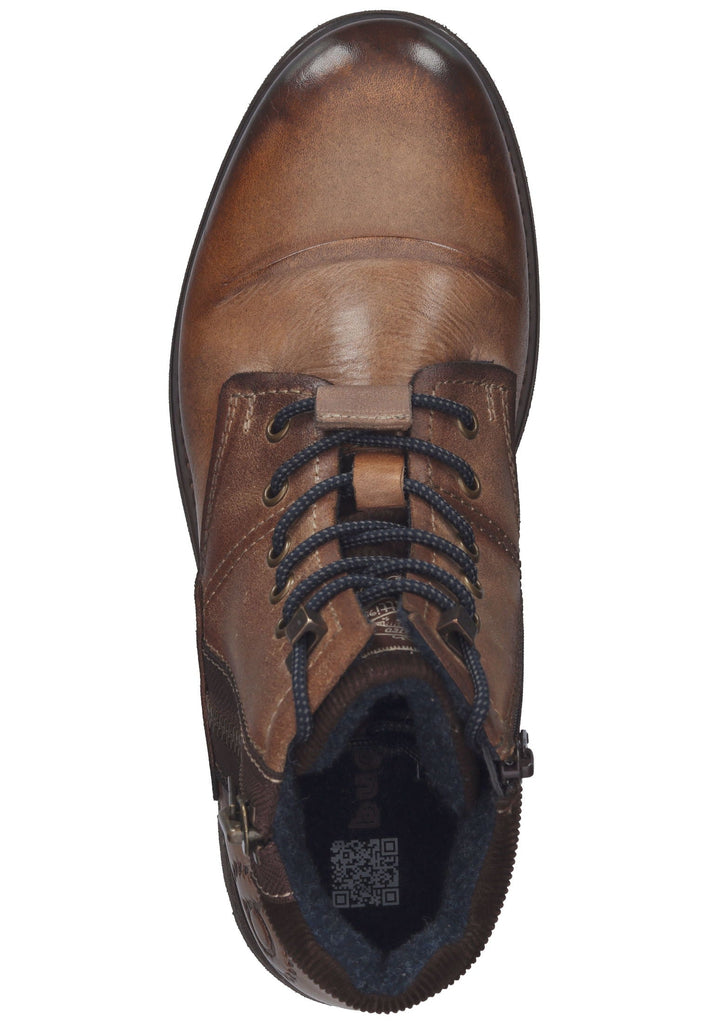 Bugatti Stiefelette Leder Sand