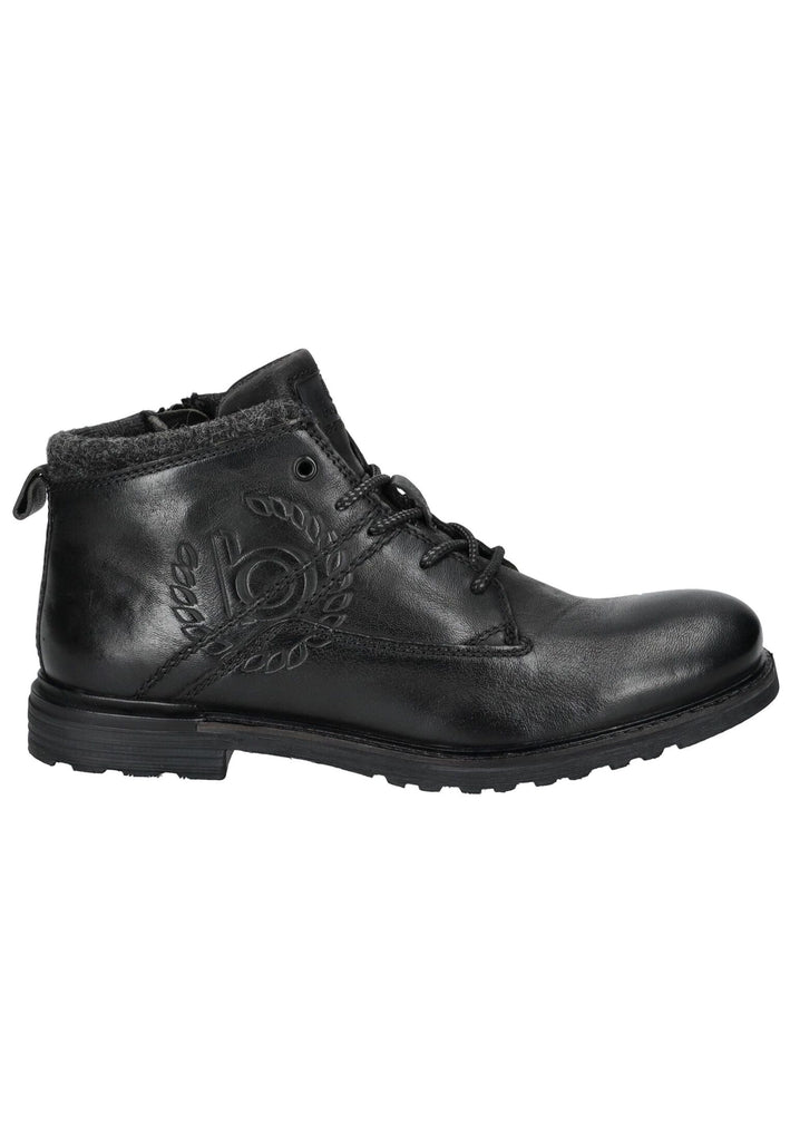Bugatti Stiefelette Leder Schwarz
