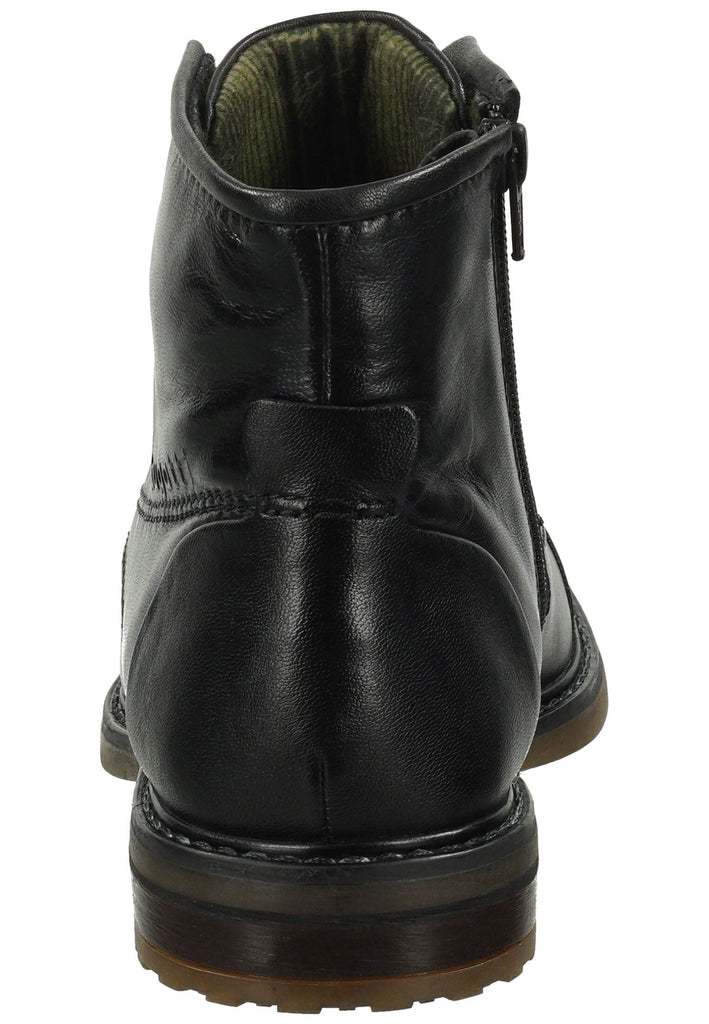 Bugatti Stiefelette Leder Schwarz