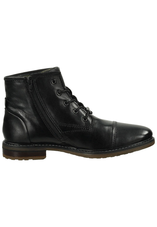 Bugatti Stiefelette Leder Schwarz