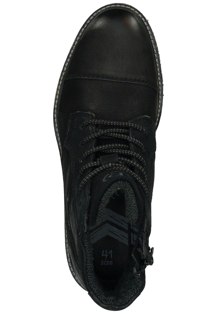 Bugatti Stiefelette Leder Schwarz