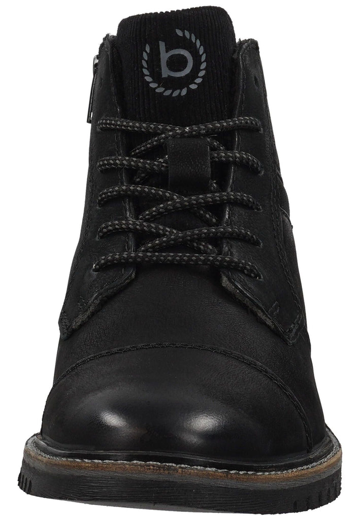 Bugatti Stiefelette Leder Schwarz