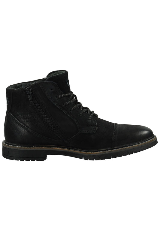 Bugatti Stiefelette Leder Schwarz
