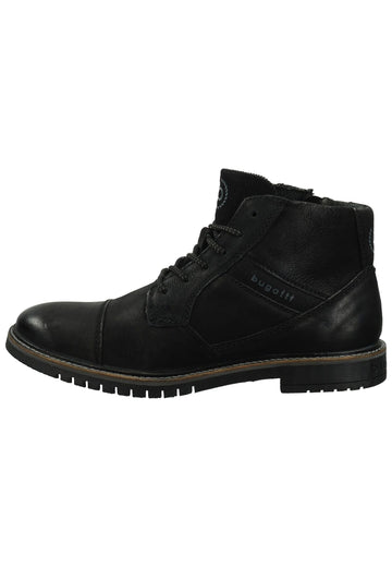 Bugatti Stiefelette Leder Schwarz