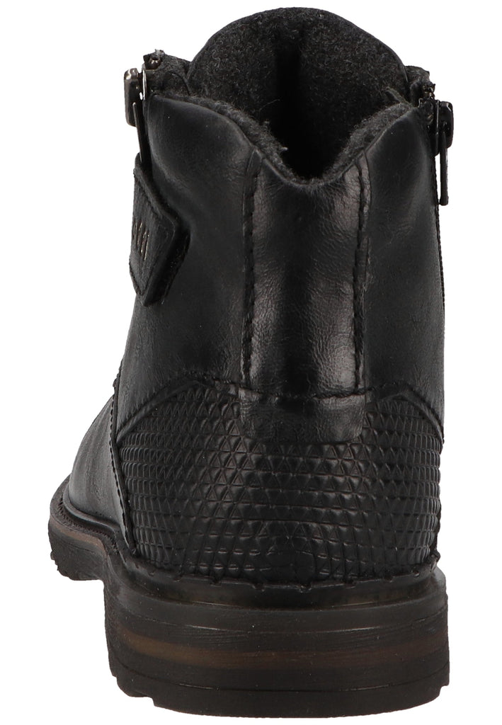 Bugatti Stiefelette Leder Schwarz